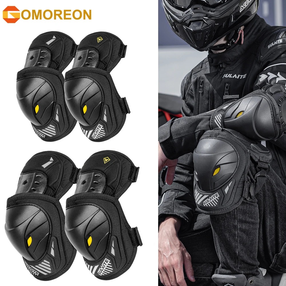 Mountain Biking Knee Pads - GOMOREON 1 paire de protections de