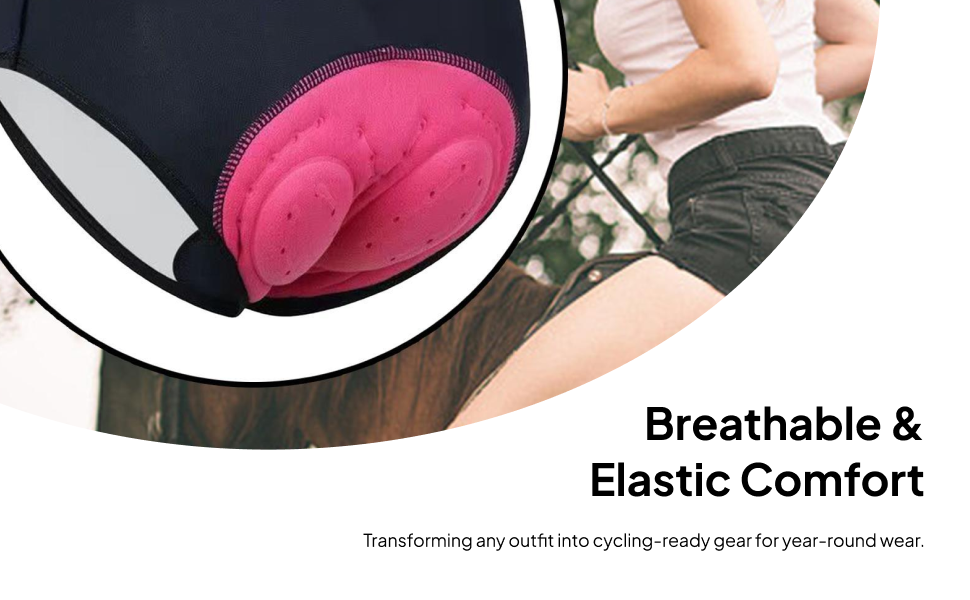 Mountain Biking Underwear - Sous-vêtements de cyclisme pour femmes, rembourrés,