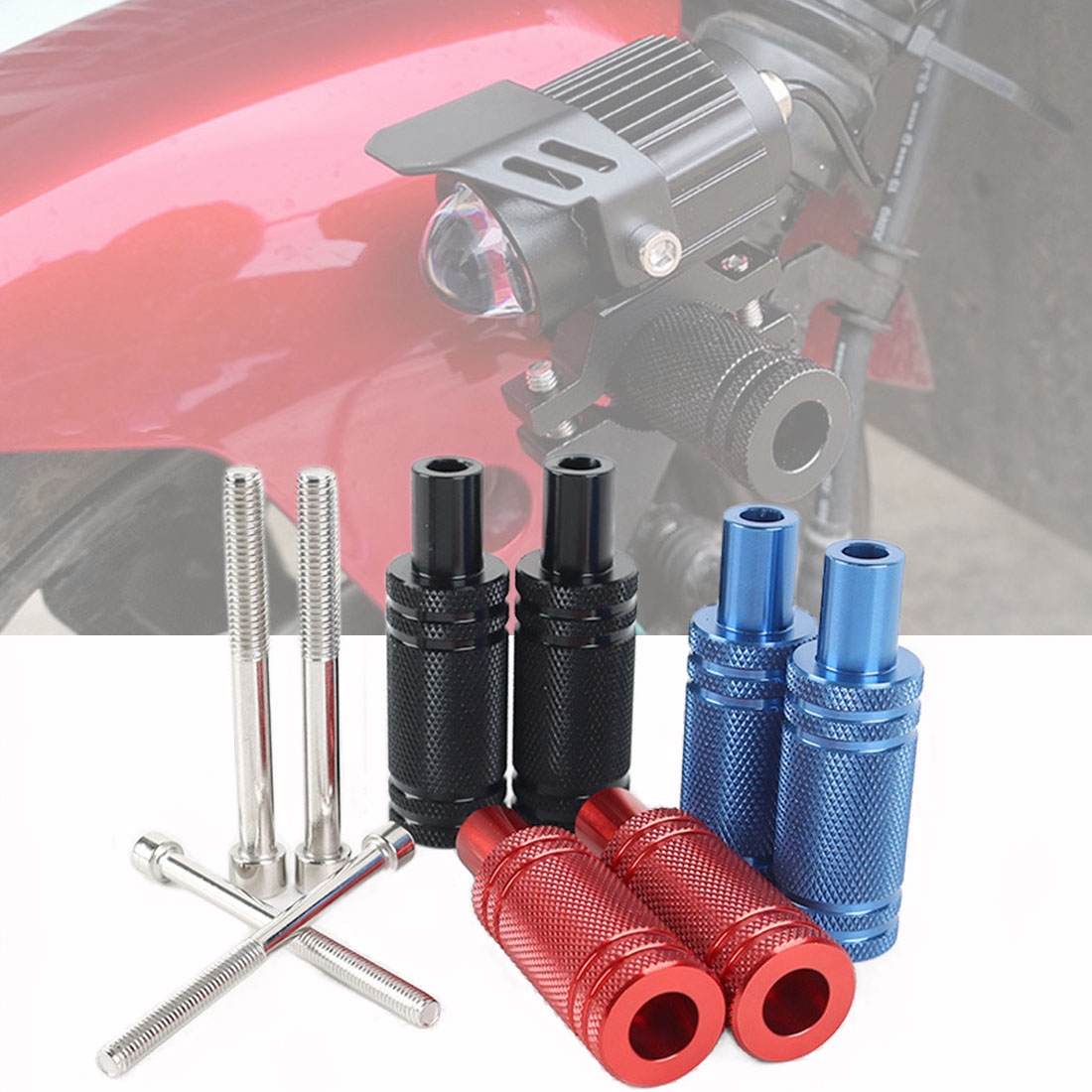Mountain Biking Denver - Support de fixation réglable pour phare