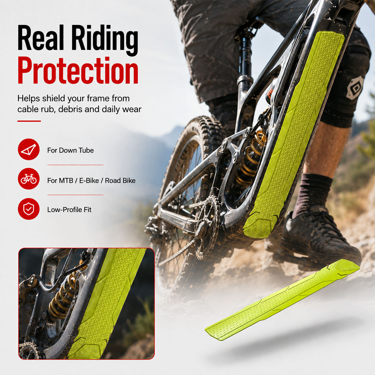 PINMOAP 1PC Film de protection - Chainstay Protector Wrap avis et prix